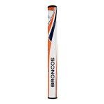 SuperStroke NFL Golf Putter Grip, Denver Broncos (Mid Slim™ 2.0) | Cross-Traction Surface Texture and Oversized Profile | Even Grip Pressure for a More Consistent Stroke | Non-Slip Grip, Orange/Navy (TS040149)