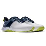 FootJoy Men's Prolite Previous Season Style Golf Shoe, White/Navy/Lime, 9.5