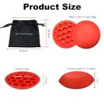 Golf Physical Strength pad Force Plate | Rubber Force Pedal Exerciser Step Pad for Golf Swing - Golf Accessories for Improved Golf Game, Golf Teaching & Training Aid for Club Practice Equipment