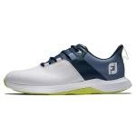 FootJoy Men's Prolite Previous Season Style Golf Shoe, White/Navy/Lime, 9.5