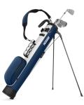 Findway Golf Stand Bag, Small Golf Bag for The Driving Range, Par 3 and Executive Courses, Lightweight Golf Club Carry Bag with Ball Holder and Pockets for Men Women