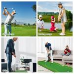 BEKIRALASS Retractable Golf Swing Trainer & Grip Trainer – Swing Click Feedback for Rhythm Practice, Corrects Posture & Grip (Right Hand), Portable All-Scene Trainer with Arm Band for Swing Correction