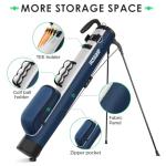 Findway Golf Stand Bag, Small Golf Bag for The Driving Range, Par 3 and Executive Courses, Lightweight Golf Club Carry Bag with Ball Holder and Pockets for Men Women