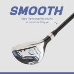 Precise M3 Men's Complete Golf Club Set, Includes Driver, Fairway, Hybrid, 6-PW, Putter, Stand Bag, 3 H/C's, Men’s Golf Clubs Full Set Right Handed, Regular, Petite or Tall Size