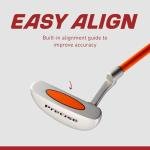 Precise Distinctive Right Handed Junior Golf Club Set for Age 3 to 5 (Height 3' to 3'8") Set Includes: Driver (15"), Hybrid Wood (22*), 7 Iron, Putter, Bonus Stand Bag & 2 Headcovers