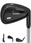 XM-01 Individual Golf Irons or Golf Irons Set - Premium Men Golf Club Iron with Steel Shaft for Right Hand Golfers Stiff Flex (#5 Iron Single, Right)