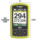 Izzo Swami 6000 Handheld Golf GPS Water-Resistant Color Display With 38,000 Course Maps & Scorekeeper Model may vary
