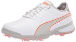 Puma Men's Proadapt Delta Golf Shoe, Puma White-Gray Violet, 9.5M