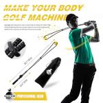 ACESTRIKE Golf Swing Training Aid, Golf Swing Pracice Rope, Rope Trainer Equipment Improve Swing Speed Lagging Rhythm, Golf Warm-Up Exercise for Strength and Training Arm for Golf Beginner