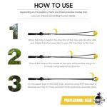 ACESTRIKE Golf Swing Training Aid, Golf Swing Pracice Rope, Rope Trainer Equipment Improve Swing Speed Lagging Rhythm, Golf Warm-Up Exercise for Strength and Training Arm for Golf Beginner