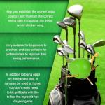 HRYOML The Connector Golf Training Aid - Golf Swing Trainer Aid for Posture Correction Practice, Suitable for Golfers of All Levels Looking to Improve Overall Game