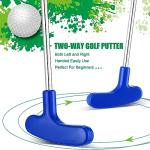 Wettarn 10 Pcs Golf Putters Bulk Two Way Putter Mini Golf Putter for Men Women Right or Left Handed Golfers Junior Golf Putter for Adults(Colorful)