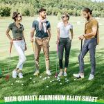 Wettarn 10 Pcs Golf Putters Bulk Two Way Putter Mini Golf Putter for Men Women Right or Left Handed Golfers Junior Golf Putter for Adults(Colorful)