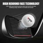 PGM Golf Clubs Irons Set (5, 6, 7, 8, 9, PW,) with Graphite Shafts for Right-Handed Golfers, CNC-Milled deep Grooves and alow Center of Gravity