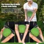 HRYOML The Connector Golf Training Aid - 2 Pcs Golf Swing Trainer Aid for Posture Correction Practice, Suitable for Golfers of All Levels Looking (The Connector Golf Training Aid)