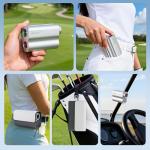 Golf Rangefinder with Slope - 1200 Yards Laser Range Finder Golfing, Aluminum Alloy Body, Flag Pole Locking Vibration & Rechargeable,Slope Compensation,7X Magnification Rangefinder with Magnet