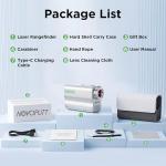 Golf Rangefinder with Slope - 1200 Yards Laser Range Finder Golfing, Aluminum Alloy Body, Flag Pole Locking Vibration & Rechargeable,Slope Compensation,7X Magnification Rangefinder with Magnet