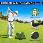 Birdie Mat Pro Premium Swing Training Mat for Analyzing Swing Path and Ball Impact