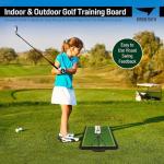 Birdie Mat Pro Premium Swing Training Mat for Analyzing Swing Path and Ball Impact