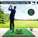 Birdie Mat Pro Premium Swing Training Mat for Analyzing Swing Path and Ball Impact