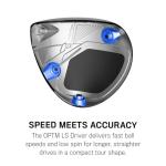 Cobra Golf OPTM LS Men's Driver, 10.5, Stiff, Right Hand, MCA Kai'li White 60