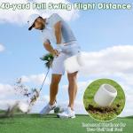 Flantor Practice Golf Balls (Pack of 15) - Lightweight Limited Flight Golf Training Balls for Full Swing & Backyard Practice, Perfect Training Aid for Golfers and Beginners, Indoor/Outdoor Use