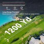 Martalk Golf Rangefinder with Slope, 1200Yd Precision Laser Range Finder, 7X Zoom Flag Lock Vibration Rangefinder, Magnetic Cart Mount, USB-C Rechargeable, IP54 Weather Resistant, (Class 1 Laser ≤5mW)