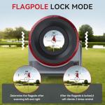 Martalk Golf Rangefinder with Slope, 1200Yd Precision Laser Range Finder, 7X Zoom Flag Lock Vibration Rangefinder, Magnetic Cart Mount, USB-C Rechargeable, IP54 Weather Resistant, (Class 1 Laser ≤5mW)