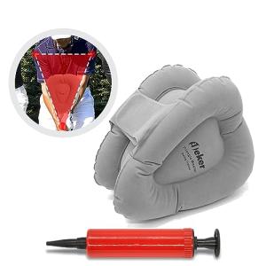 IJEKER Golf Swing Training Aids, Inflatable Triangle Teacher Fit, Posture Correction Practice Trainer Aid with Pump for Men Women Kids Golfer Gift Idea