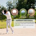 Smart Wedge – Full Face CNC Groove 52/56/60 Degree Golf Wedges for Men,Solid Shots, No Chunking for All Lies,Low CG Design for Bunker Shots (Silver,56 Degrees)