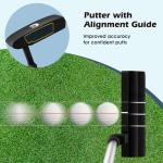 Goplus Complete Golf Club Set for Men, 12 Pieces Right Hand Golf Clubs with #1 Driver, #3 Fairway, #5 Hybrid, #5, #6, #7, #8, #9, #P & #S Irons, Putter, 3 Head Covers, Golf Stand Bag, Rain Hood