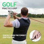 ymkupe Right-Hand Golf Training Grip Golf Club Grip Teaching Right-Handed Practice Aid RH Practice Aid Golf Swing Trainer Accessories