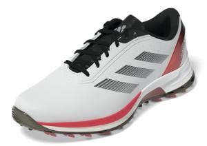 Adidas Men's Adizero ZG Spikeless Shoes, Footwear White/Lucid Red/Core Black, 15