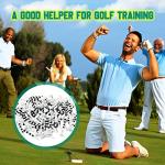 Mudder 600 Pack Golf Tees Bulk Wooden Golf Tees Multicolor Wood for Men Balls Accessories(3-1/4 Inch,Black and White)