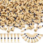 Mudder 600 Pack Golf Tees Bulk Wooden Golf Tees Multicolor Wood for Men Balls Accessories(1-1/2 Inch,Blue, Wood Color)