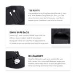 BONK Golf Snapbacks Golf Hats - Tee Holder with Tees & Bill Magnet with Ball Marker - 100% Custom Made - Viper