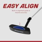 Precise XD-J Kids Golf Clubs Set – Boys’ & Girls’ Junior Golf Set with Lightweight Graphite Shafts, Hybrid, Putter & Stand Bag - Blue Ages 9-12 – Right-Handed