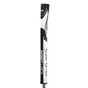 SuperStroke Zenergy Pistol 1.0PT Golf Putter Grip with No Taper Enhanced SPYNE Technology, New Multi-Zone Texturing and Tech-Port, Black/White