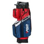 PGM Golf Cart Bag with 14 Way Organizer Divider Top, Premium Cart Bag with Handles and Rain Cover for Men/Blue