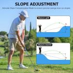 1200 Yards Golf Rangefinder with Slope, 7X Magnification, Flag Pole Locking Vibration, Rechargeable Battery with Magnet Stripe,Ideal Golf Accessories for Golfers & Hunting