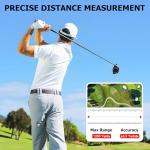 1200 Yards Golf Rangefinder with Slope, 7X Magnification, Flag Pole Locking Vibration, Rechargeable Battery with Magnet Stripe,Ideal Golf Accessories for Golfers & Hunting