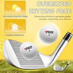 PGM Junior Golf Clubs Set Right Handed - Oversized Sweet Spot 360cc Driver - Lightweight Graphite Shafts - Golf Stand Bag