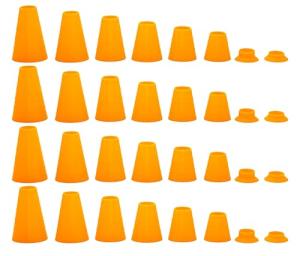 BUCCI GOLF Golf Simulator Tees 32 Piece Set, Visit The Store mor Options and Bulk Quantities