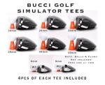BUCCI GOLF Golf Simulator Tees 32 Piece Set, Visit The Store mor Options and Bulk Quantities