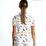 Womens Golf Shirt Short Sleeve Funny Golf Shirts for Woman Tennis Outfit
