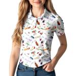 Womens Golf Shirt Short Sleeve Funny Golf Shirts for Woman Tennis Outfit