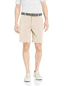Amazon Essentials Men's Classic-Fit Stretch Golf Shorts (Available in Big & Tall), Stone, 34