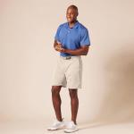 Amazon Essentials Men's Classic-Fit Stretch Golf Shorts (Available in Big & Tall), Stone, 34