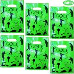 Oringaga 50PCS Golf Goodie Bags Party Favors -Golf Plastic Bag Golf Candy Bag Party Supplies Decorations Wedding Birthday Party Favors