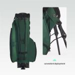 Golf Stand Bag 14 Way,Lightweight Golf Bags Full-Length Dividers,7 Zippered Pockets and Rain Cover,Durable Golf Bags for Men Women Green, Free Shoe Bag
